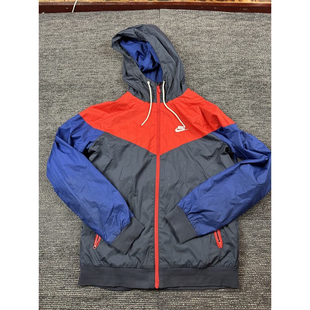 Nike VTG(?) 3 Color Full Zip Windbreaker Mens Medium